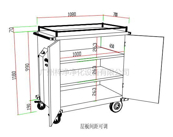 無菌物品運(yùn)送車、回收車、下送車、電動(dòng)運(yùn)送車、密封車設(shè)計(jì)圖